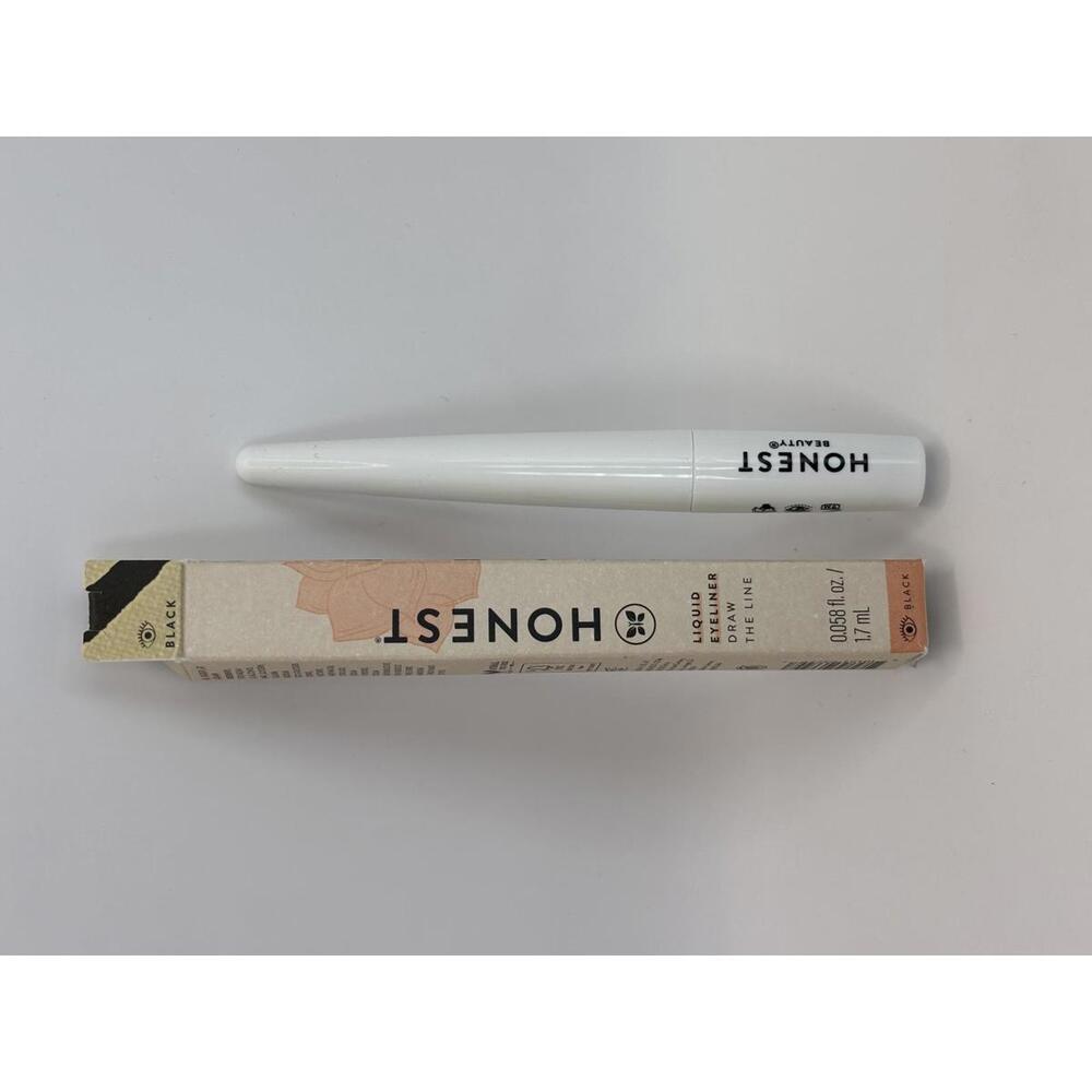 Honest Beauty Draw the Line Liquid Eyeliner Black – Long-Wear Vegan Formula– NEW